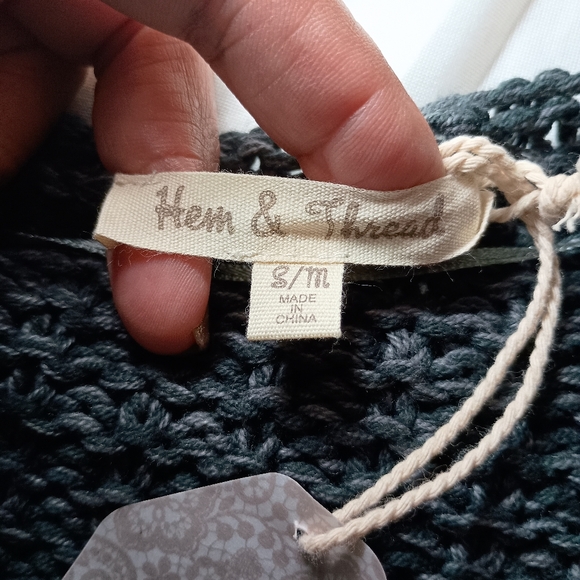 Hem & Thread NWT Women's Chunk Pullover Sweater Size S/M - Picture 8 of 10